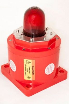 10 Joule Industrial Safe Area Xenon Beacon in GRP (AC)