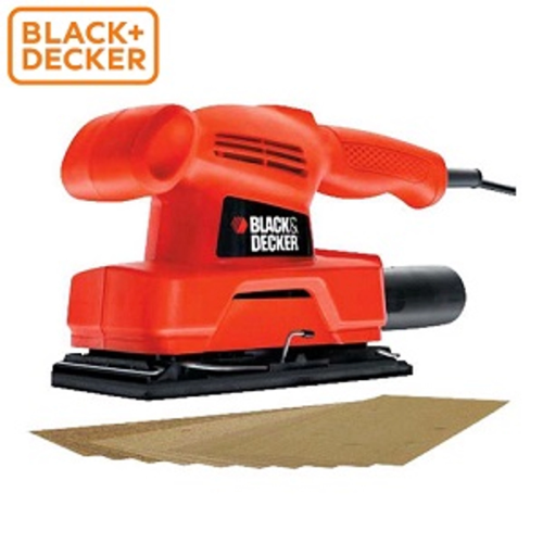 BLACK AND DECKER 135W 1/3 Sheet Sander 10 Sanding Sheets KA300KAX-QS