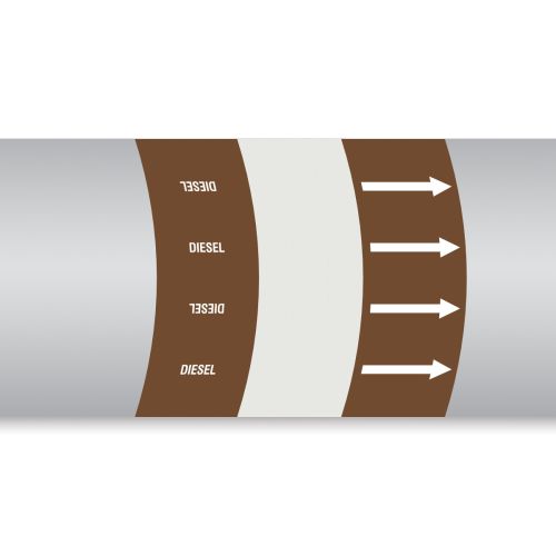 BRADY Pipe and valve markers 308791