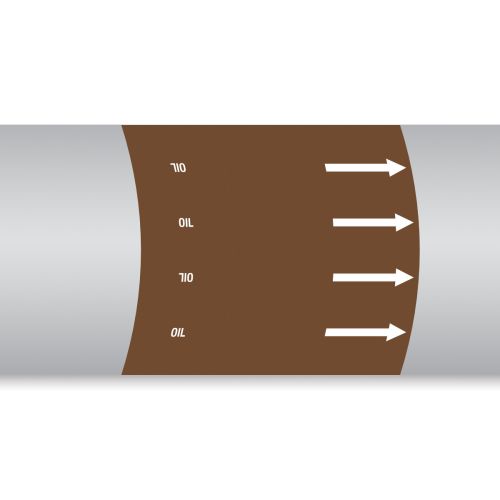 BRADY Pipe and valve markers 308792