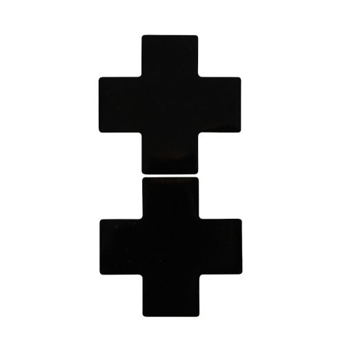 BRADY 2" X 5" B543 THCK BLK FLOOR CROSSES 20PK 170009