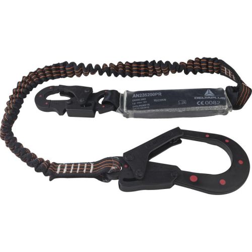 DeltaPlus AN235200PR Dielectric Energy Absorber with Extensible Lanyard 2 M + 1 AM010D + 1 AM022D