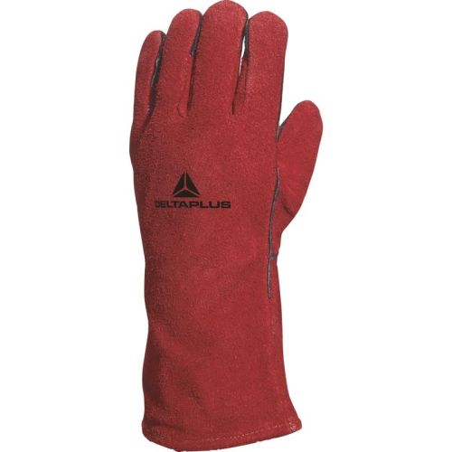 DeltaPlus CA515R Heat-Resistant Cowhide Welder's Glove