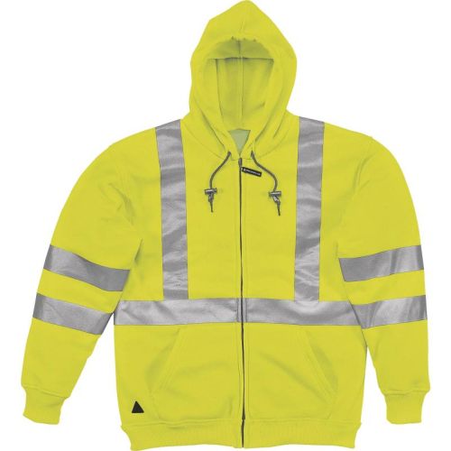 DeltaPlus Rescue HV-High Visibility Swearshirt In Polyester Fleece