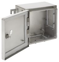 Hoffman Hinged Cover Metal Enclosure, Zonex ATEX- and IECEx-Certified, Wall Mount Stainless Steel Type 4X - EXE36248SS61