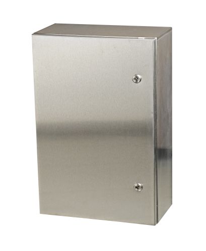 HOFFMAN GL66 STAINLESS STEEL 316L 1000x800x300mm HINGE COVER ENCLOSURE M1000800300SS6E