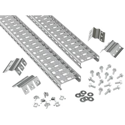 Hoffman ProLine, Full-Height Vertical Grid Straps - PGH3S16V - Three row hole pattern