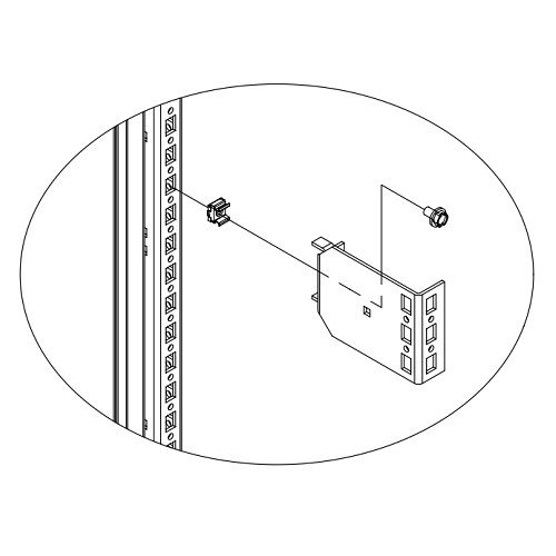 Hoffman ProLine, Frame-Reducing Brackets for Frames or Grid Straps - PRB200 (Steel)