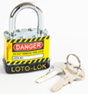 Laminated Steel Safety Lockout Padlock, Steel Body, REGULAR Shackle, with NOIR (BLACK) color Bumper. 2PTPSNKDS24