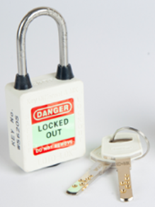 3-PTP (Three Point Traceability Padlock).</br>
Color: WHITE. Stainless Steel (SS304 Grade) 3PTPWKDMKR40