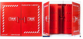 PADLOCK CABINET - 220 Locks Capacity CABP‐STLR‐220