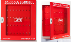 PADLOCK CABINET - 50 Locks Capacity CABP‐STLR‐50‐CF