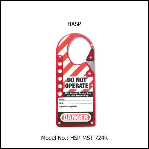 Aluminiump - Hasp with Snap-On clip HSP-MST-724R