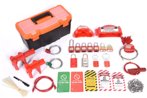 MECHANICAL LOTO KIT PLASTIC TOOL BOX - MEDIUM LOKT-MPBM-202