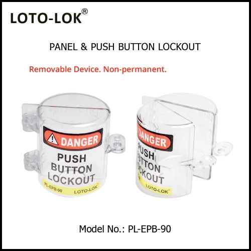 Panel Lockout - Push Button Polycarbonate material PL‐EPB‐90