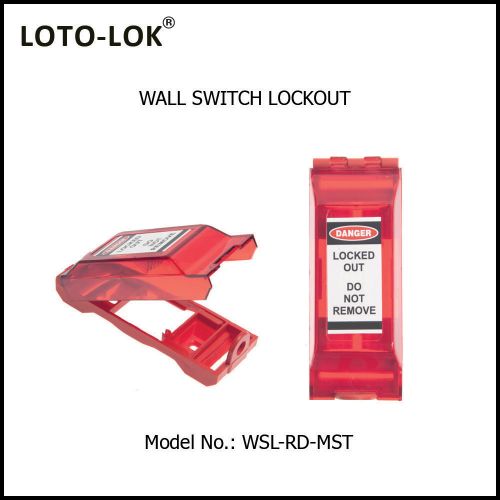 Wall Switch Lockout WSL-RD-MST