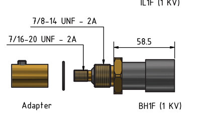 MacArtney BH1FAS (1 KV) Power 1 contact female