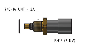 MacArtney BH1FTi (3KV) ** Power 1 contact female