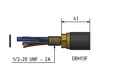 MacArtney DOM13F Data & power 13 contact female