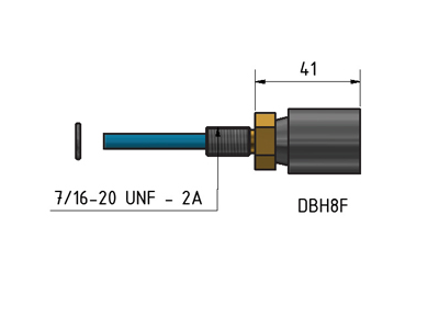 MacArtney DBH8FNM Data 8 contact female