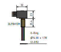 MacArtney DLPBH13M Low profile data & power 13