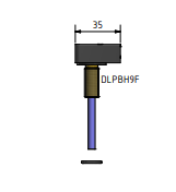 MacArtney DLPBH9FSS contact female Low profile data & power 9