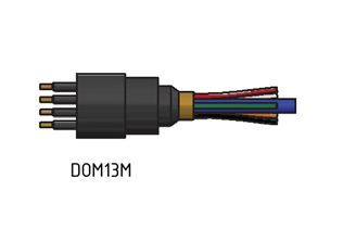 MacArtney DOM13M Data & power 13 contact male