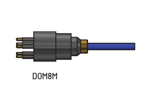 MacArtney DOM8M Data 8 contact male