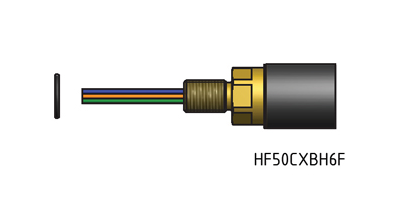 MacArtney HF75CXBH6FTI HF 75 Ohm coax & power female