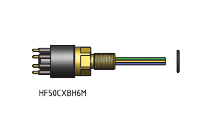 MacArtney HF50CXBH6MTI HF 50 Ohm coax & power male