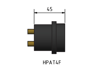 MacArtney HPAT4F ** High power 4 contact female