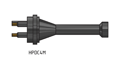 MacArtney HPDC4M High power 4 contact male