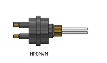 MacArtney HPOM4M High power 4 contact male