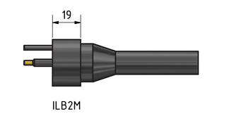 MacArtney ILB2M Battery 2 contact male