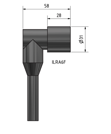 MacArtney ILRA10F Right angle female