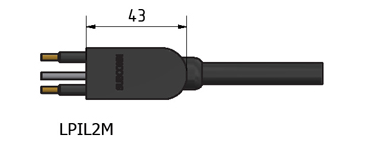 MacArtney LPIL2M LP inline male