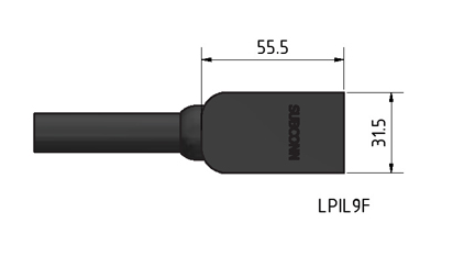 MacArtney LPIL9F//5 m open ended 5 m cable LP inline female