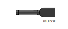 MacArtney MCLPDC9F contact female Low profile data & power 9