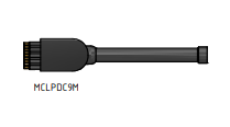 MacArtney MCLPDC9M contact male Low profile data & power 9