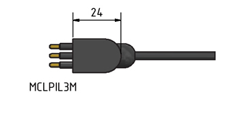 MacArtney MCLPIL3M Micro LP inline male