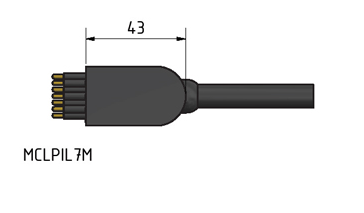 MacArtney MCLPIL9M Micro LP inline male