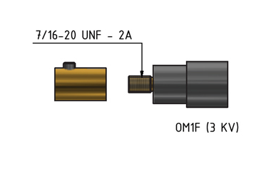 MacArtney OM1F Power 1 contact female