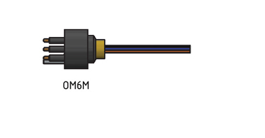 MacArtney OM10M Brass Overmould male