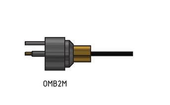 MacArtney OMB2M Battery 2 contact male