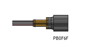 MacArtney PBOF10F Brass PBOF connectors female