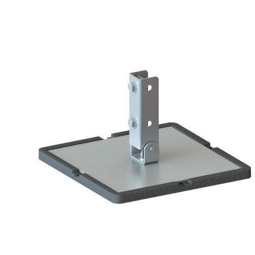 NICZUK ADJUSTABLE ROTATIONAL ROOF supports with EPDM mat  for channels MB, ME