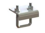 NICZUK Channel beam clamp for profiles type A, C stainless