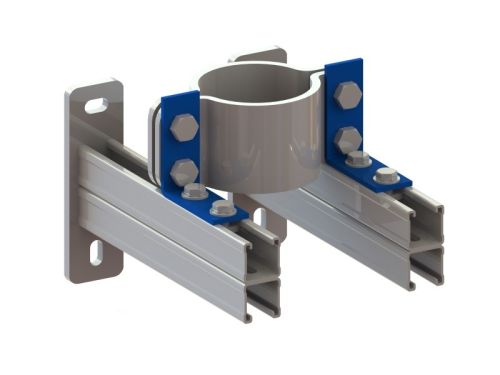 NICZUK Connecting, enlarged plate XX7 90°for channels type MG, MF, MH fire zinc-plating