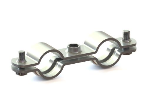 NICZUK Double pipe clamp without lining 3/4" SKR (26-28)