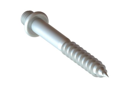 NICZUK Double-threaded screw with a flange 8X120